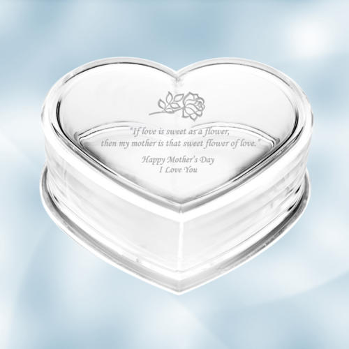 Engraved Heart Box